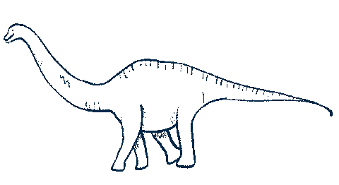 dino walking