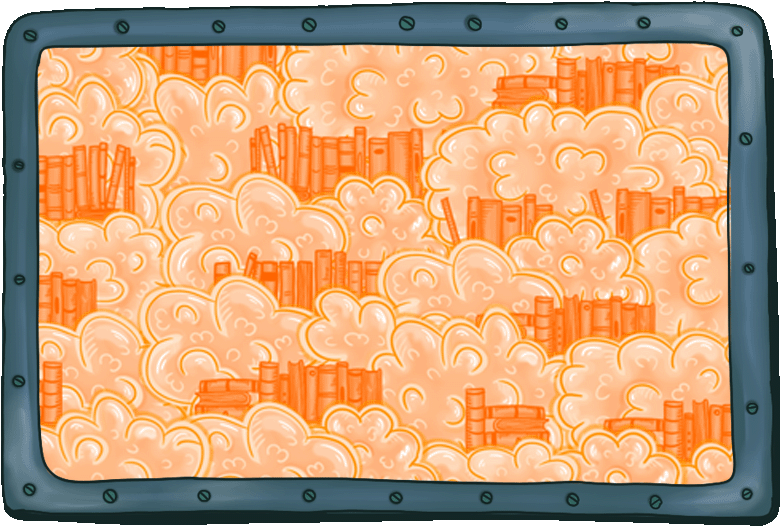 cloud bookshelf