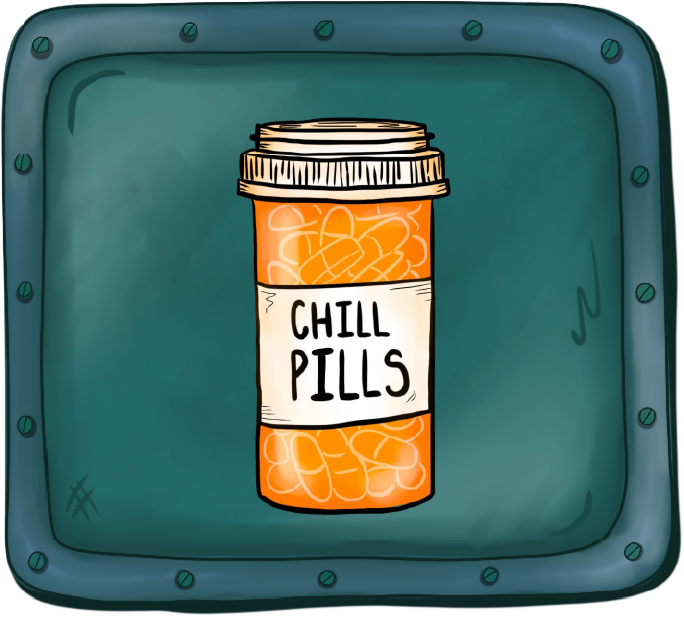 chill pill box
